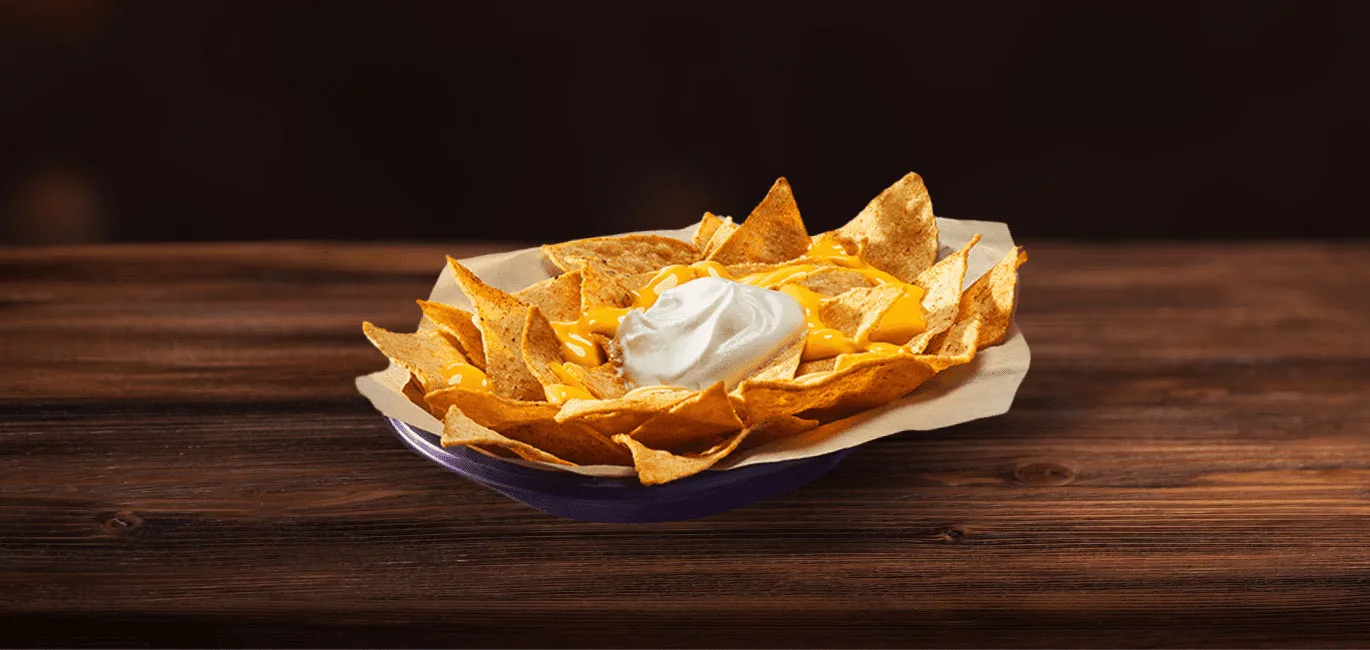 Cheesy Topped Nachos