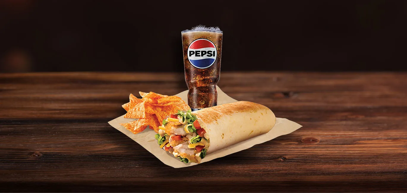 Crispy Chicken Burrito Meal