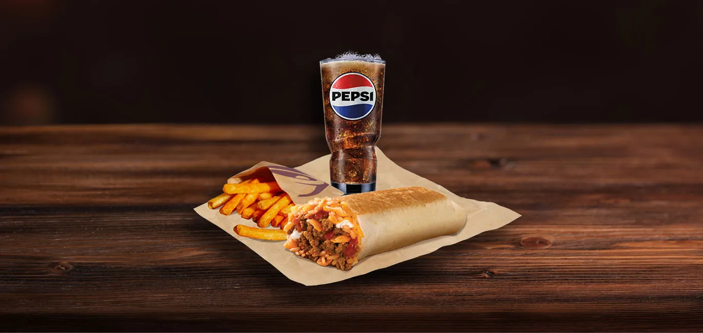 Volcano Burrito Meal